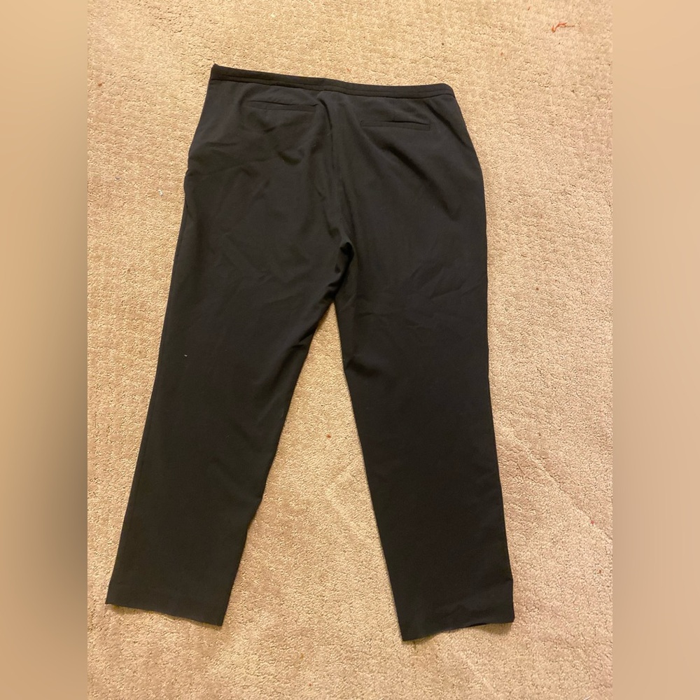 Ellen Tracy - Black High/rise Crop Trousers, Size: 14 - Picture 2 of 7